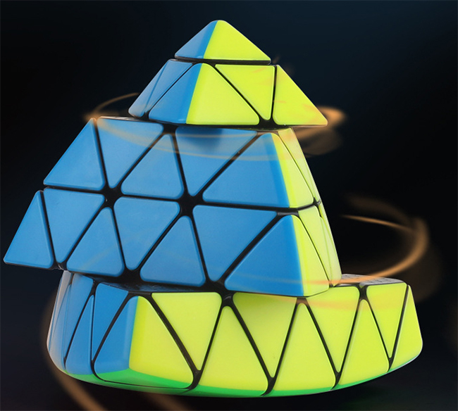 YuXin HuangLong 5x5 Pyraminx Stickerless